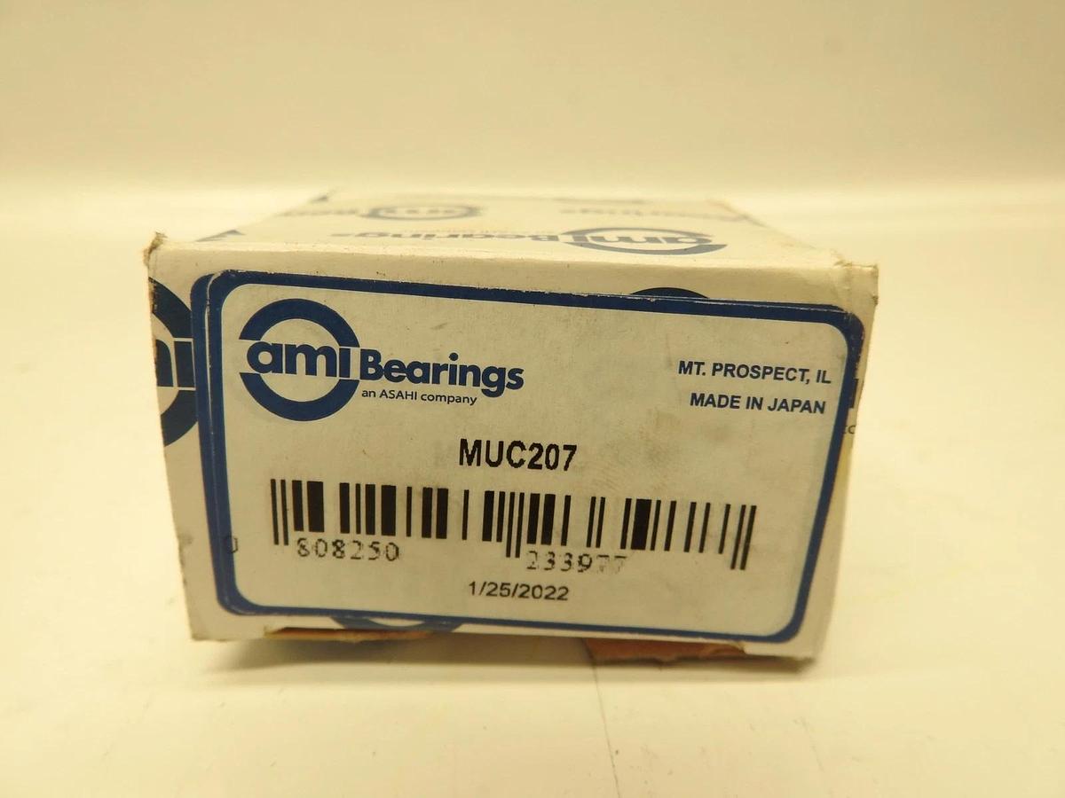 AMI Insert Bearing Normal Wide Set Screw Stainless Steel 1-7/16" MUC207-23