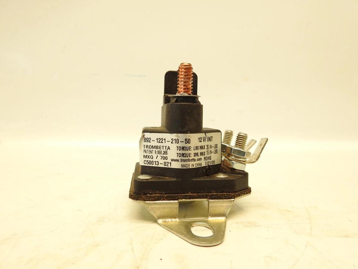 OEM Trombetta Starter Solenoid 892-1251-210-53 Universal Double Terminal 12 Volt
