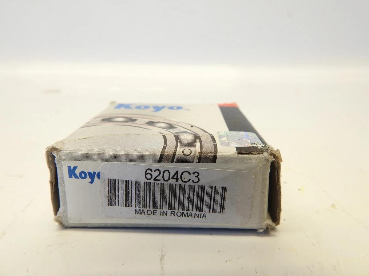 6204 C3 KOYO JAPAN Deep Groove OPEN Bearing 20x47x14mm 93306-40401 NO SEALS