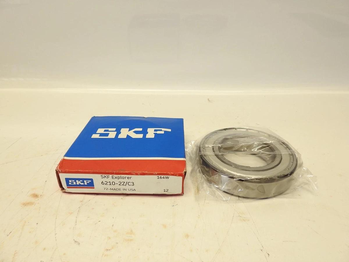 New SKF 6210 2ZJEM Deep Groove Ball Bearing