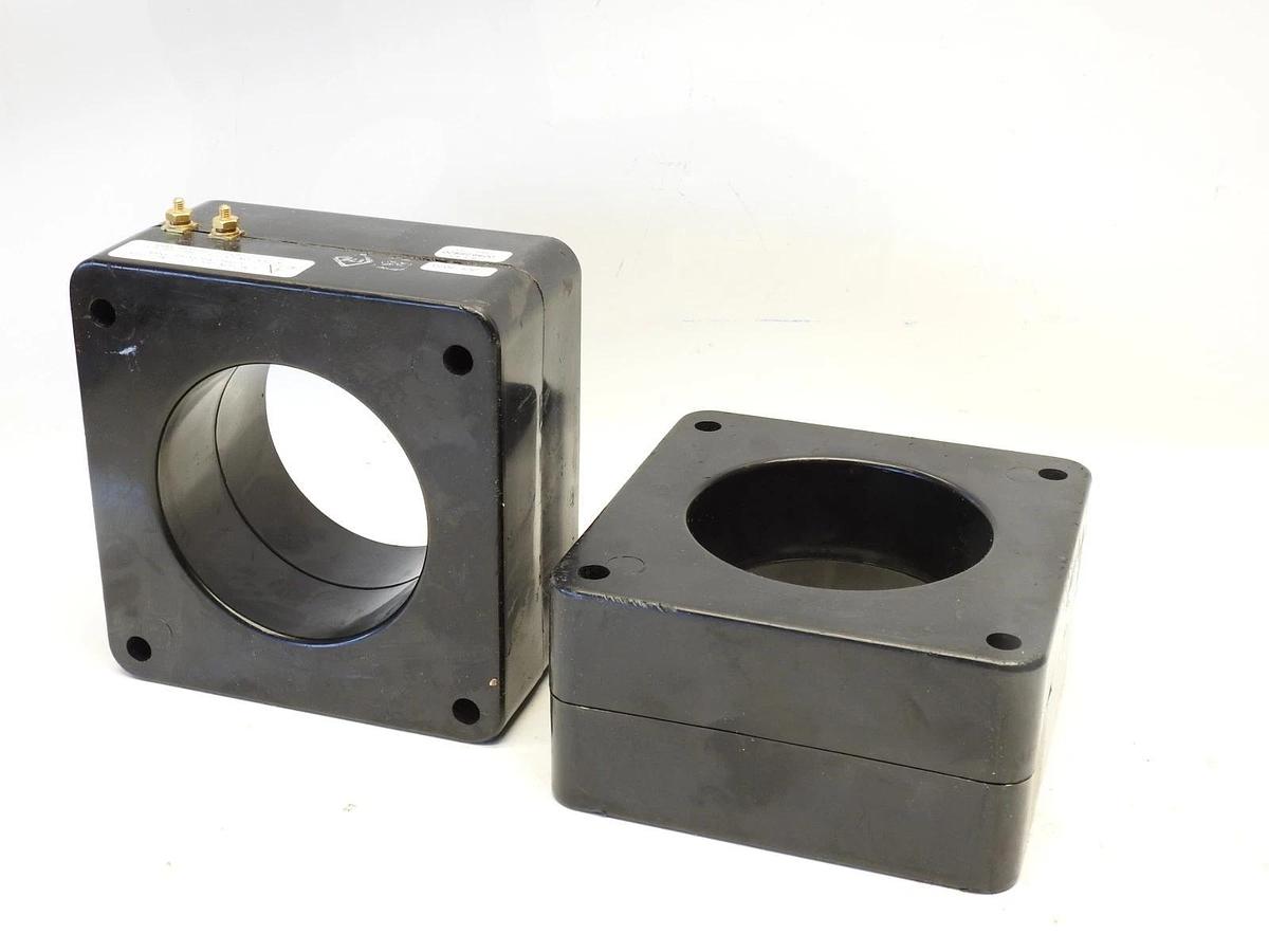 New Lot Of 2 Instrument Transformers 650-601 Ratio 600:5 A