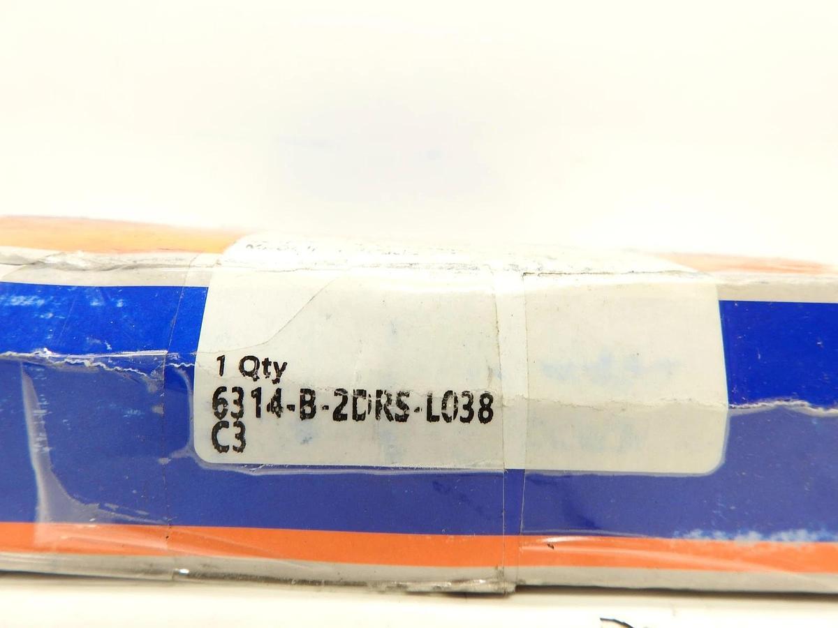 New KBC Bearings 6314-B-2DRS-L038 Deep Groove Ball Bearing