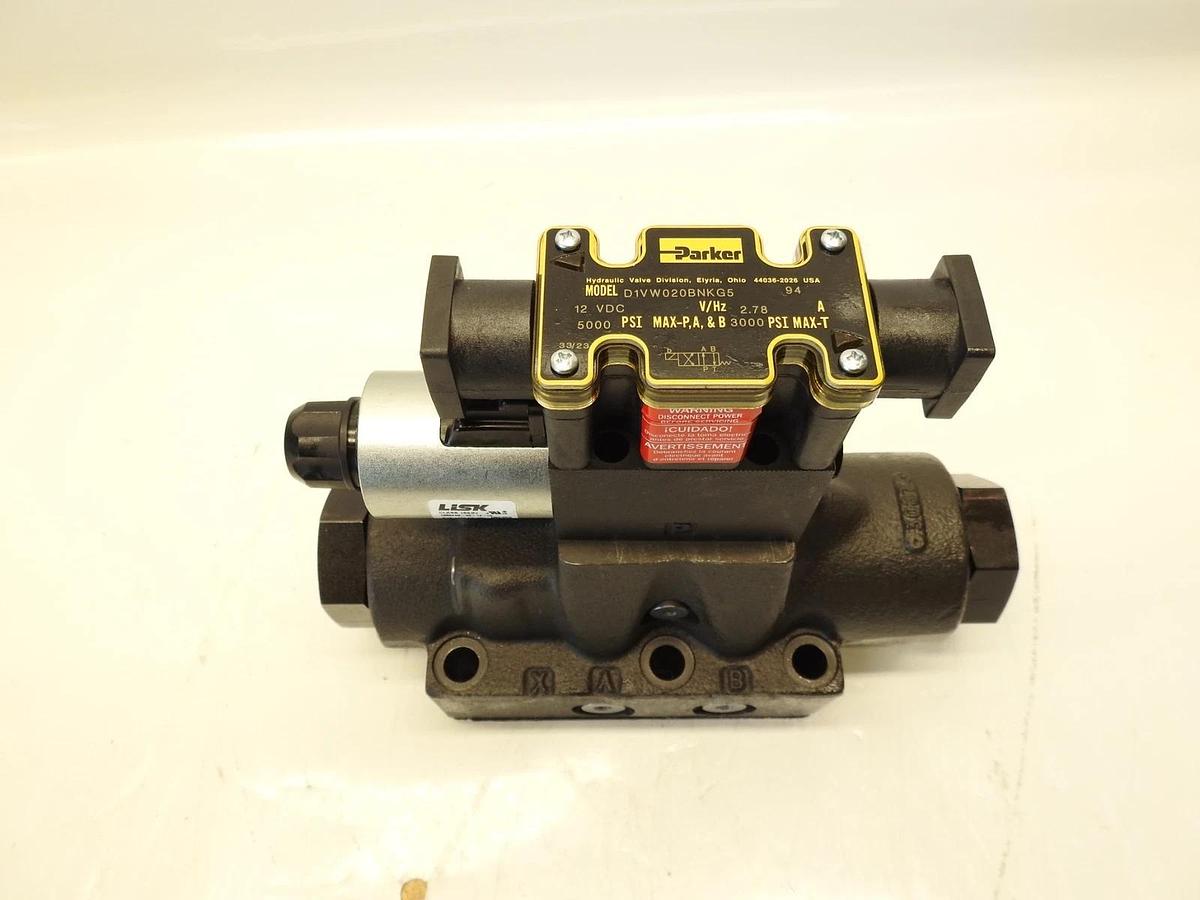 New Oem Parker D61VW001H4NKG5 Pilot Operated Directional Control Valve - D61VW S
