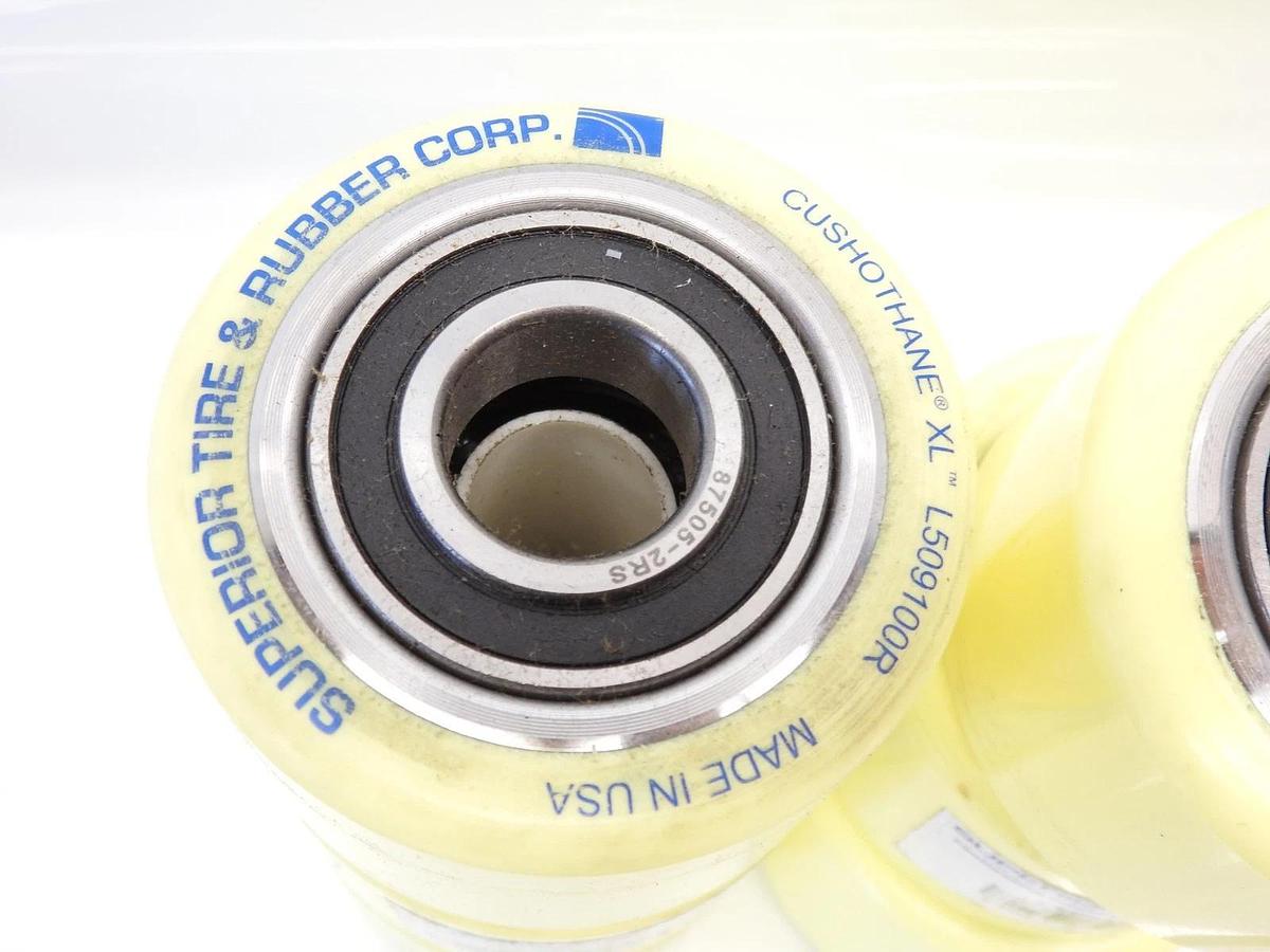Lot Of 6 Superior Tire & Rubber Corp 3.25"x6.5 " TW Cushothane XL L509136RT1-SB-