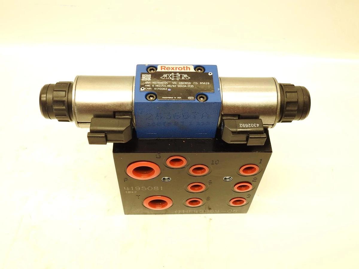 New Oem Jacobsen 4170062 LF3800 Hydraulic Mower Control Valve Rexroth R978919725