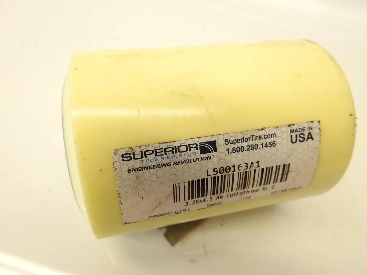 Replacement Pallet Jack Roller SUPERIOR L500163A1, 3.25 D 4.5 L