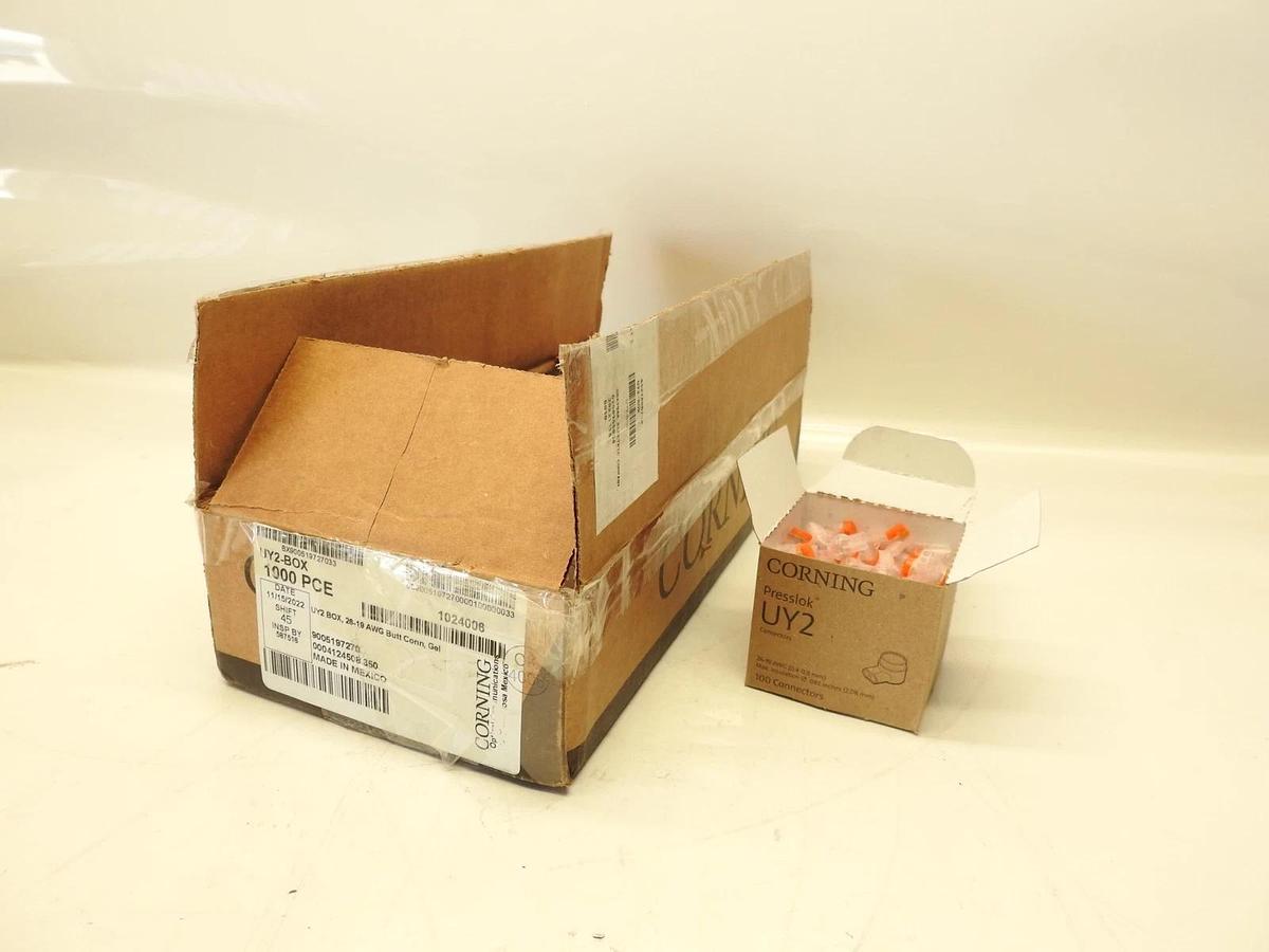 1000 Pack Corning UY2 Presslok Connectors