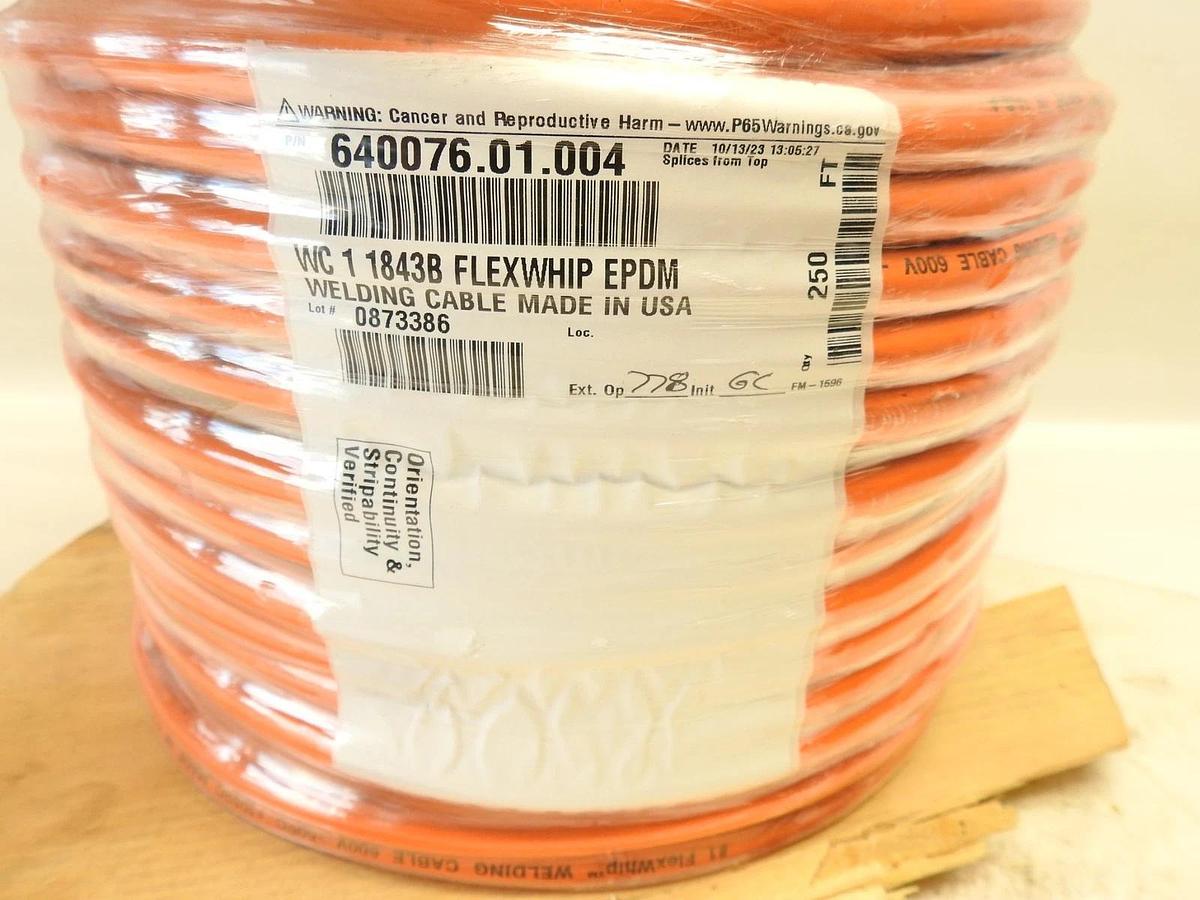 Prostar 1 AWG Weld Cable - 250 ft - Orange | 640076.01.004