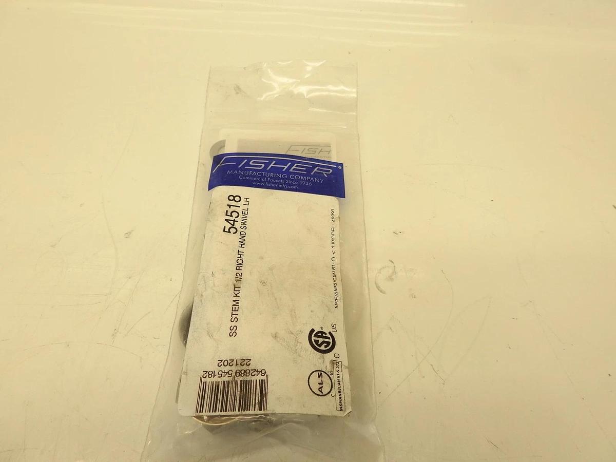 Fisher Ss Stem Kit 1/2 Left Hand Swiv 54526 Geniune OEM