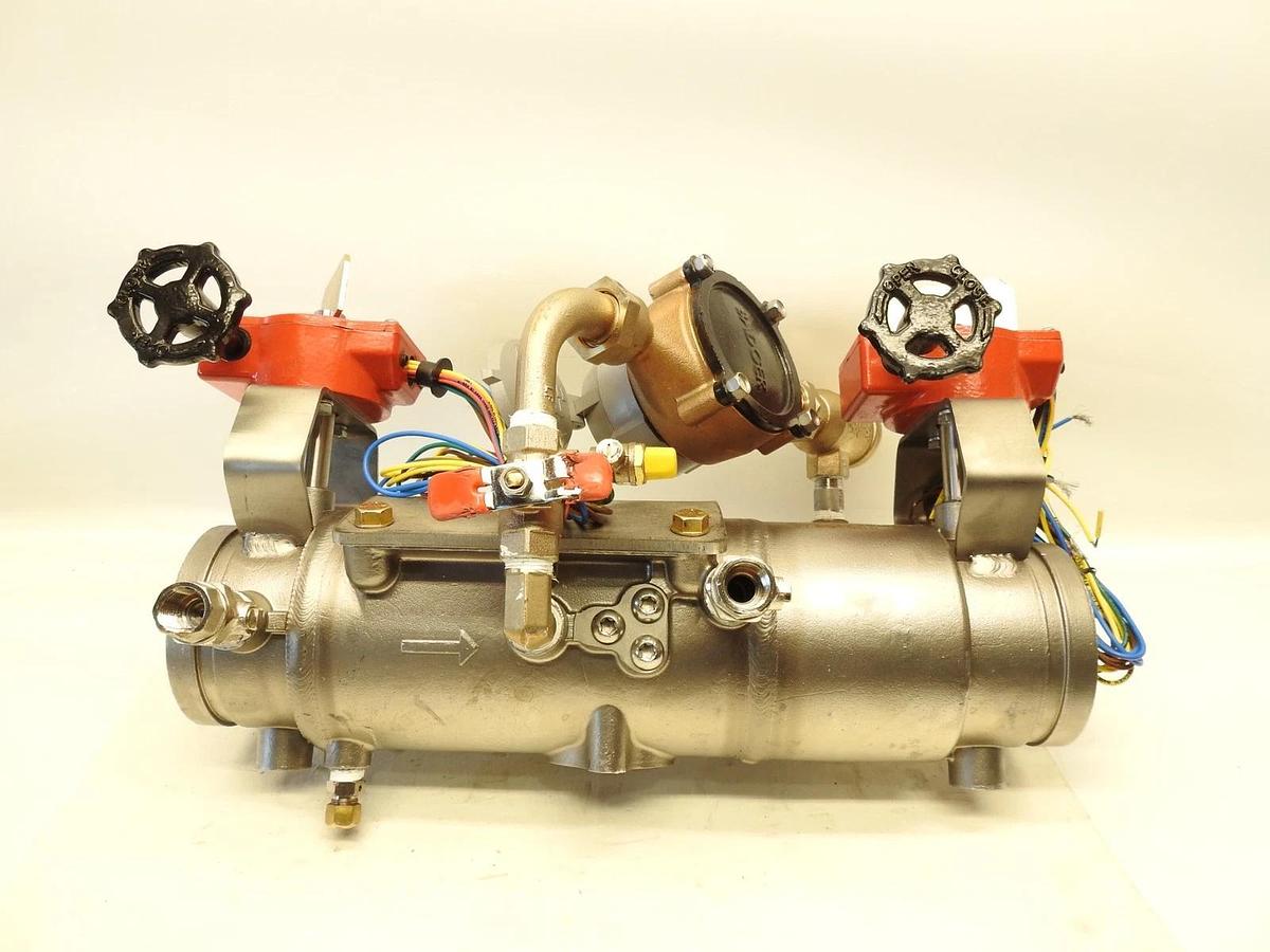 New 4" Ames Deringer 50 (RPDA-II) Reduced Pressure Detector Backflow Preventer