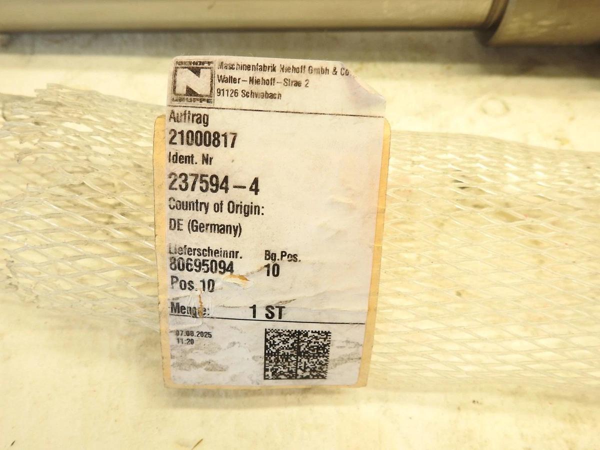 New Genuine Oem Niehoff 21000817 237594-4 80695094 Shaft