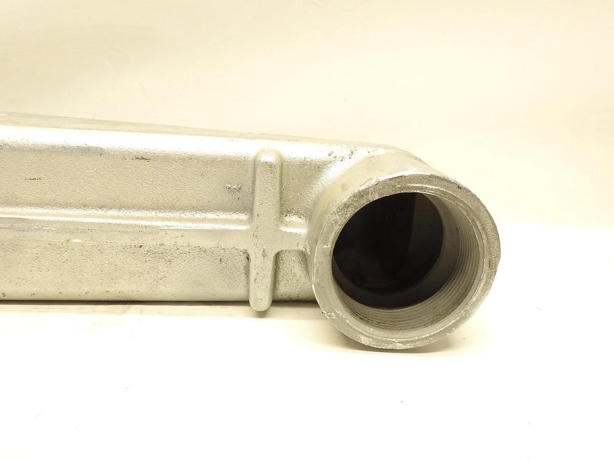 New Hubbel Killark MOLBD-8M - 3" LB Hub, Iron Mogul Conduit Body