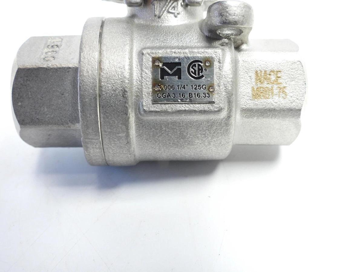 Industrial 1/4"Stainless Steel Ball Valve NACE MR0175-CF8M 2000WOG