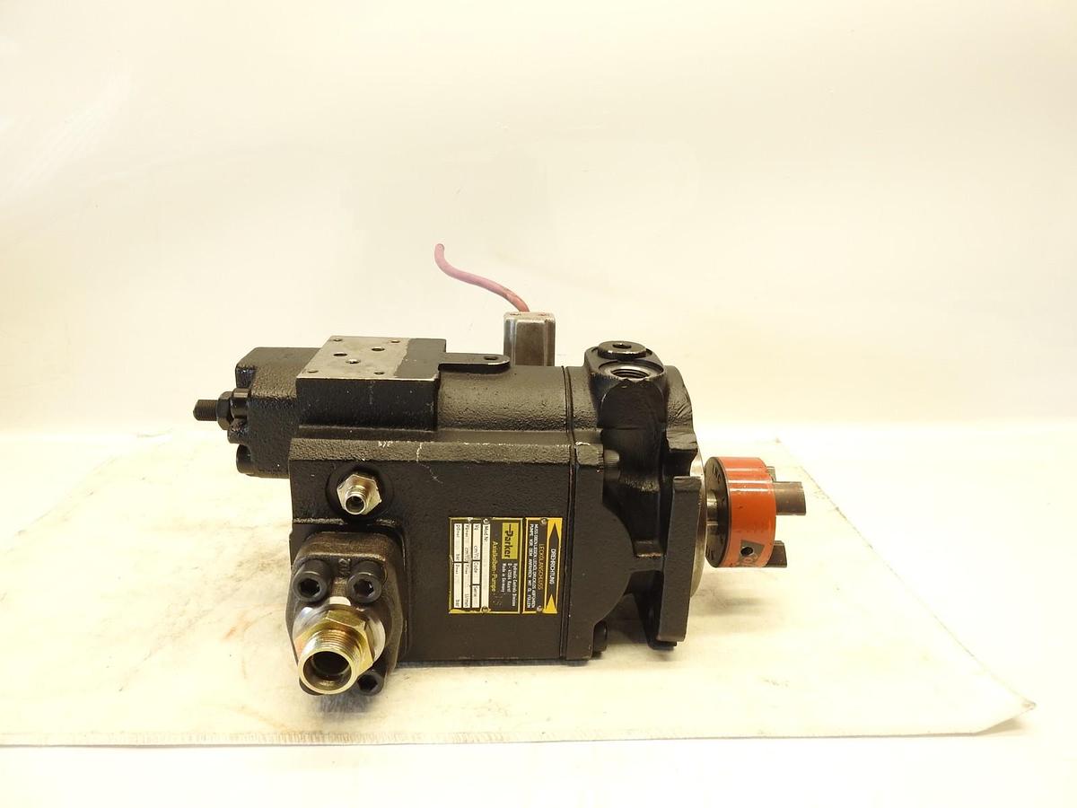 Oem Parker PV020R1K1S1NPPR Hydraulic Piston Pump 4 Bolt Holes Keyed Shaft