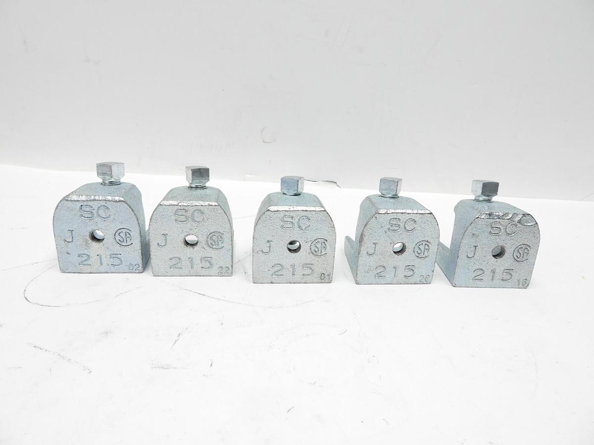 Lot Of 5 New Thomas & Betts SC 215 J Beam Clamp 3/8-Inch