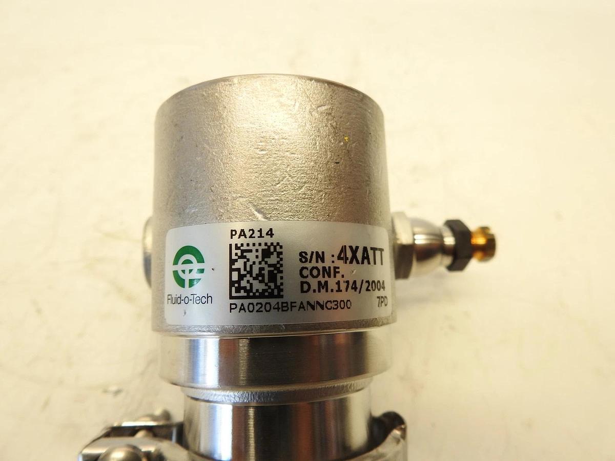 Fluid-O-Tech Rotary Vane Pump PA Series PA214 117VAC Motor PA0204BFANNC300