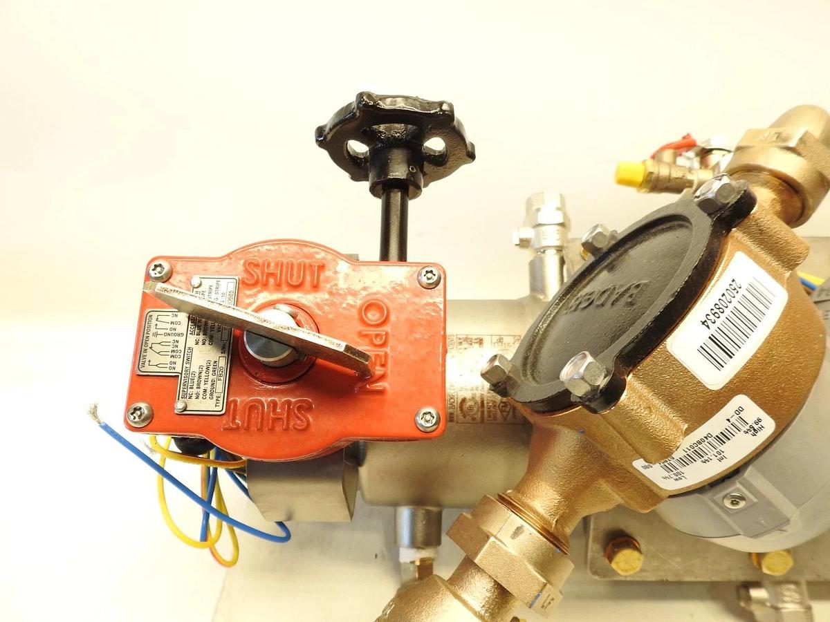 New 4" Ames Deringer 50 (RPDA-II) Reduced Pressure Detector Backflow Preventer