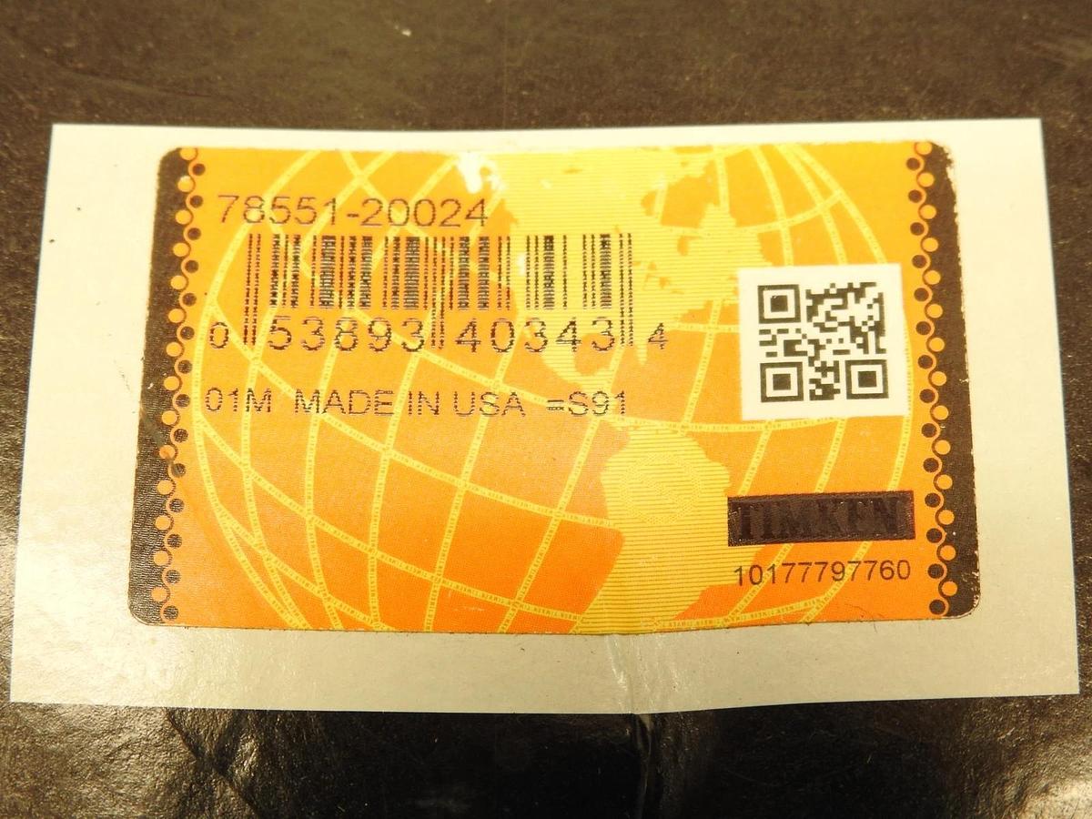 78551 - TIMKEN - ( 78551-20024 ) - FACTORY NEW!