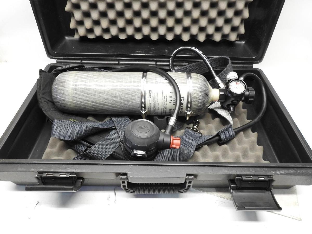Genuine MSA 15 Minute Escape Pack with Carbon Cylinder