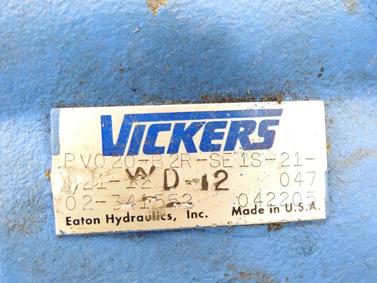 New Genuine Oem Eaton Vickers PVQ20-B2R-SE1S-21-C21-12 Hydraulic Piston Pump