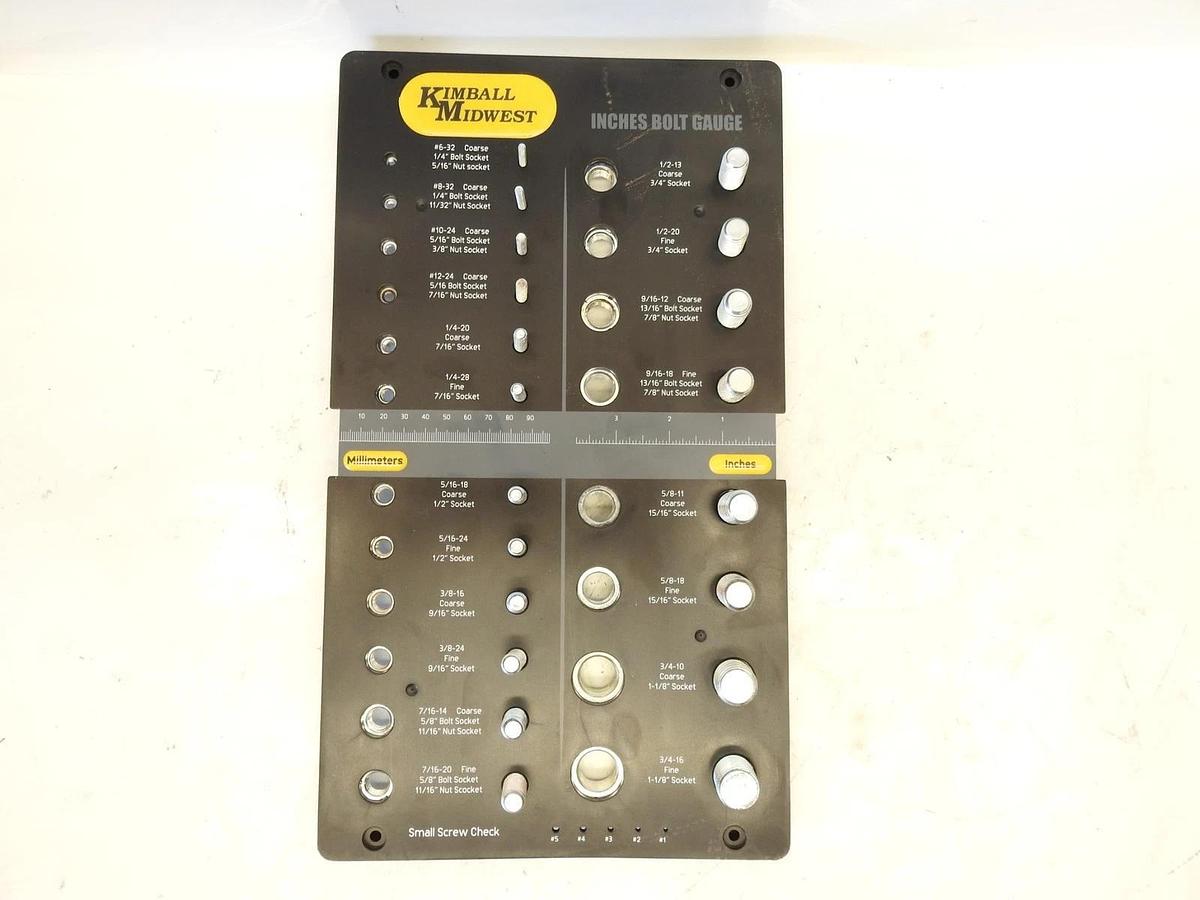 Kimball Midwest SPF278 KM Inch Bolt Gauge