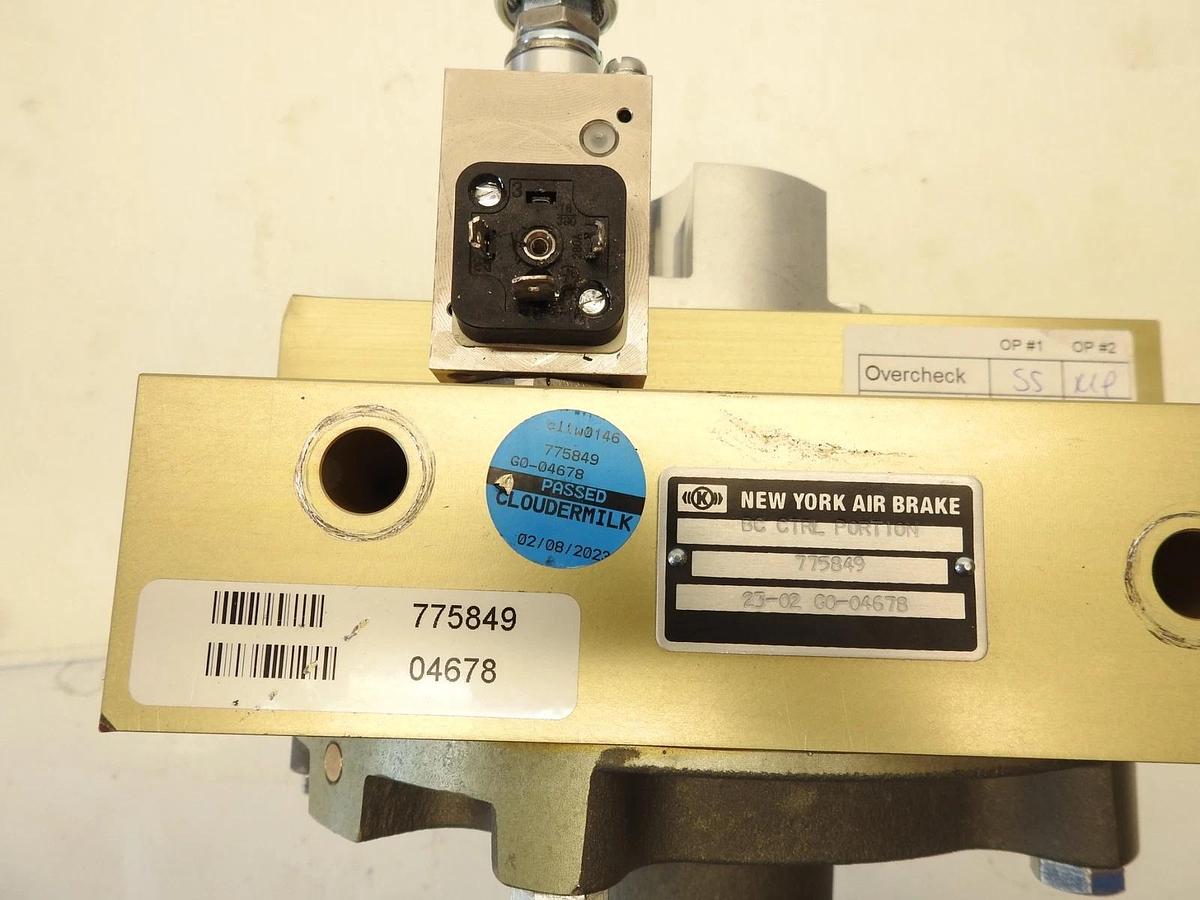 New Genuine New york Air Brake 775849 Portion Valve