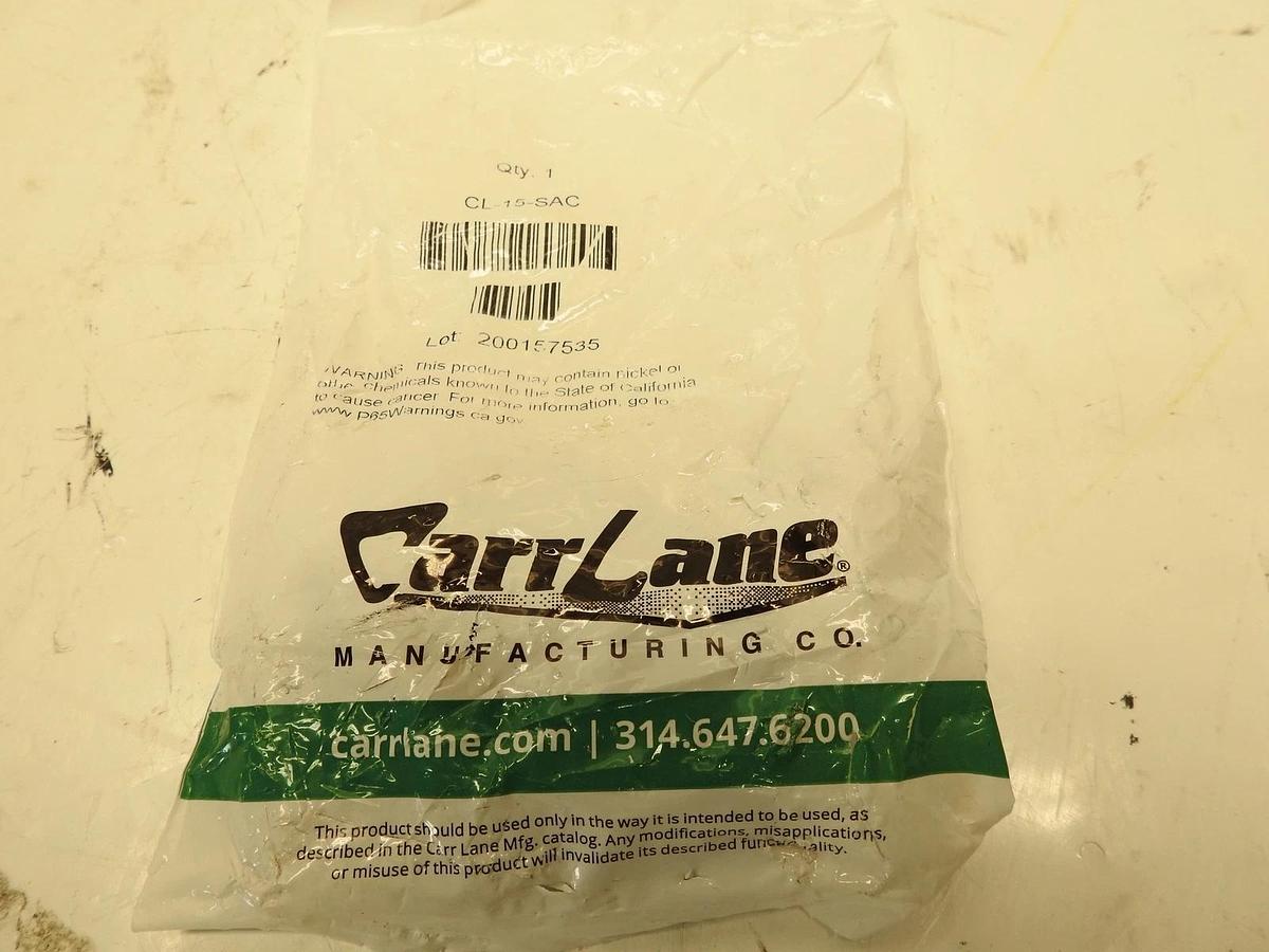 CARR LANE SERRATED ADJUSTABLE EDGE CLAMP, CL 15 SAC, 3" OAL, 3/8-16 SCREW SIZE