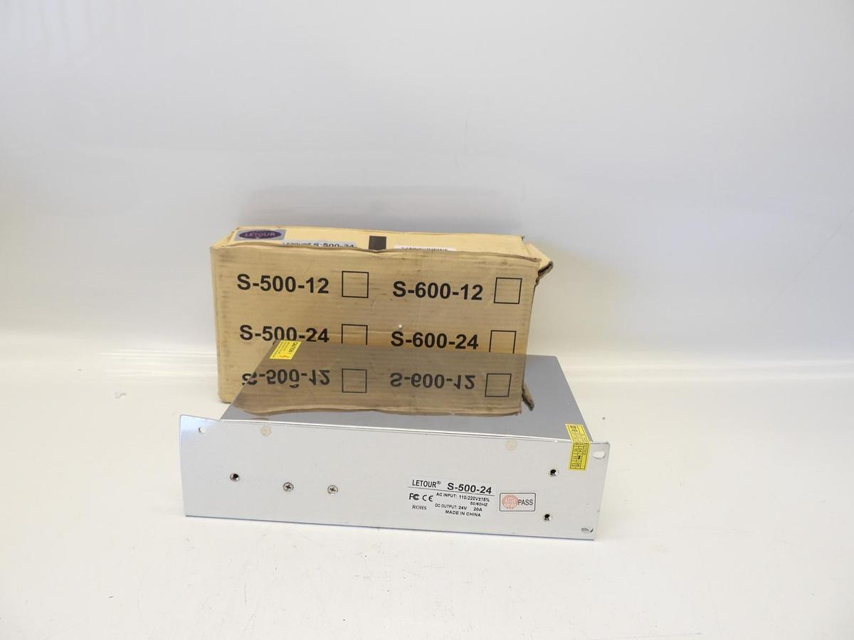 letour 24 V 20 A Fuente de alimentación 500 W AC 96 V-240 V convertidor DC