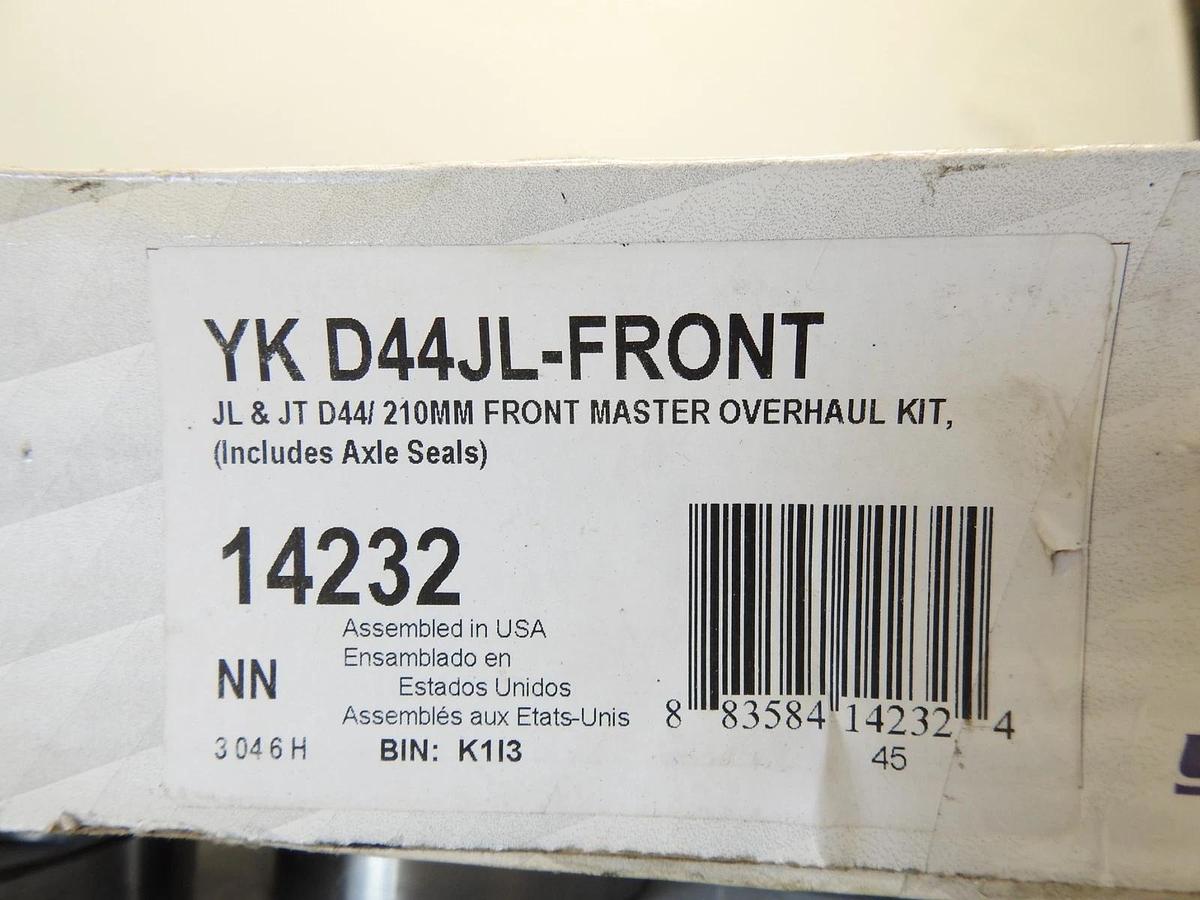 Yukon Gear Master Rebuild Kit for Jeep Wrangler JL Dana 44 / 210mm Front - yukYK