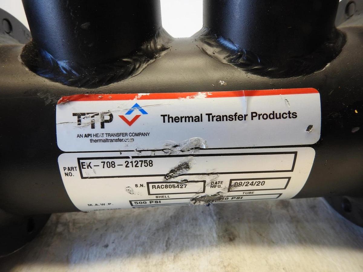 NEW THERMAL TRANSFER PRODUCTS EK-708-212758 HEAT EXCHANGER 500PSI