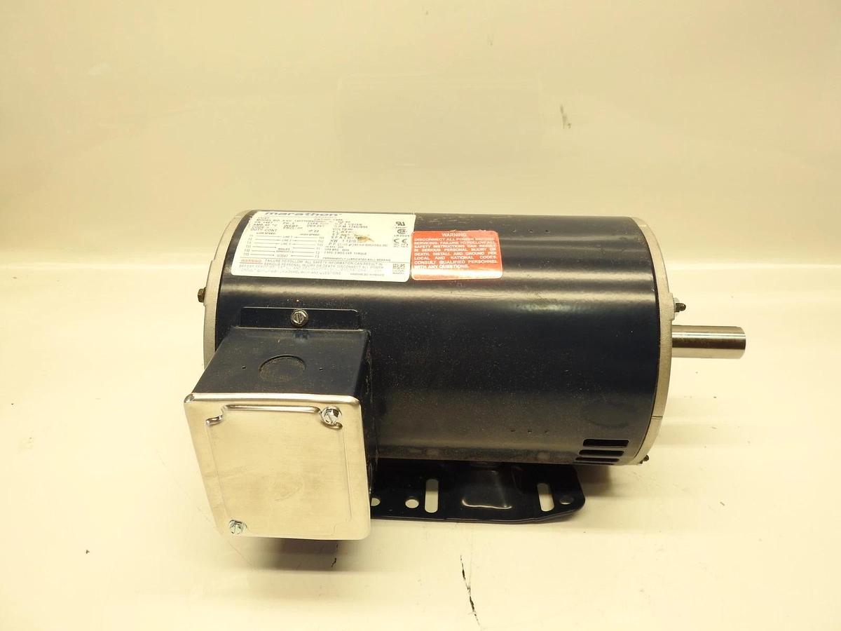 NEW MARATHON MOTORS Y466 145TTDR5702 2-spd, 2-winding, 3-Ph, 1-1/2 and 3/8 HP