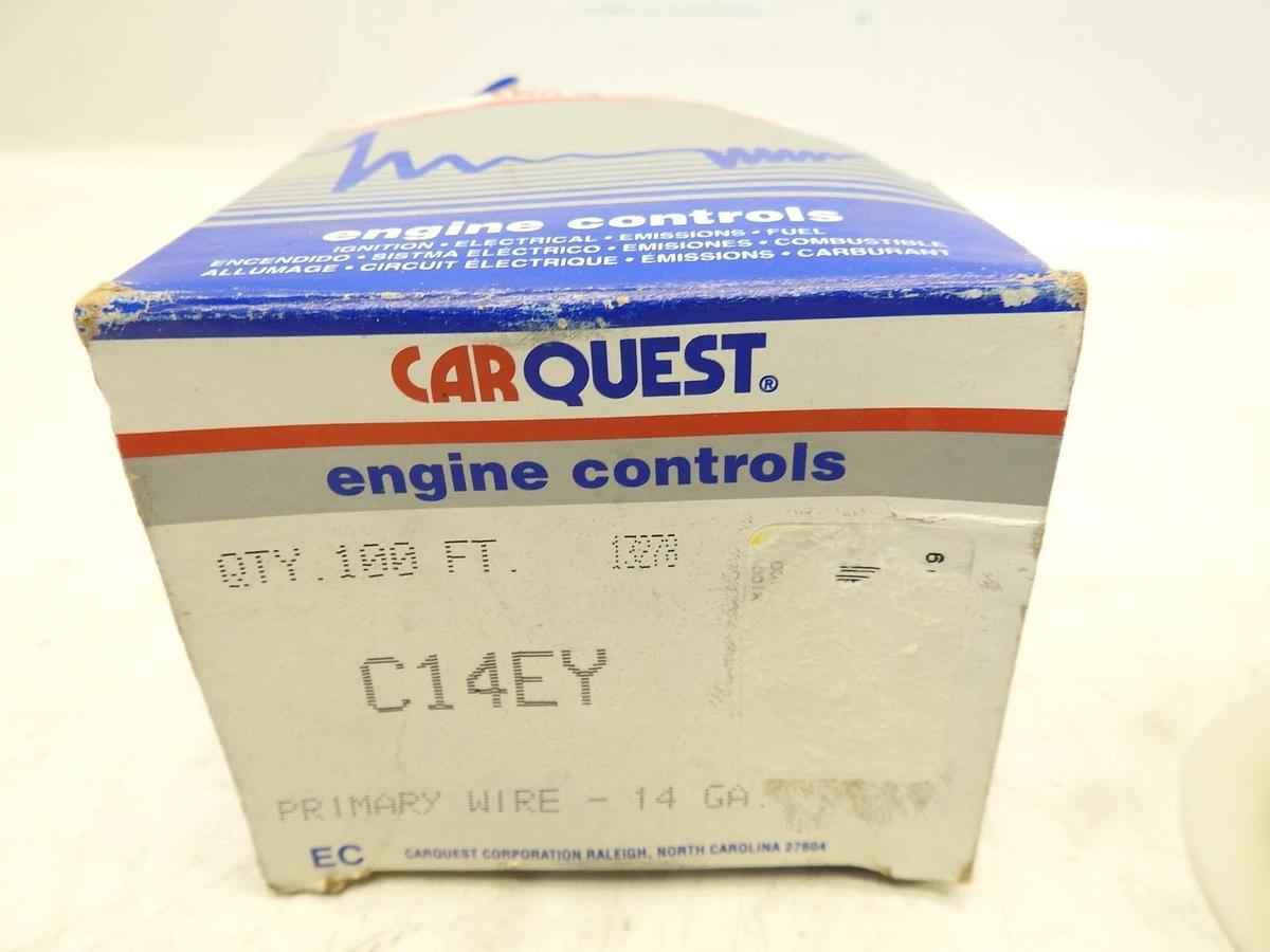 Carquest C14EY Primary Wire - Yellow - 14 Gauge AWG 100' Feet