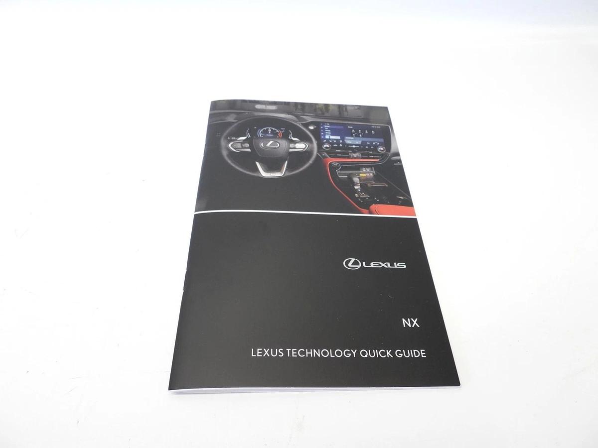 New Oem Lexus Manual Book NX 250 FWD/AWD  NX 350 AWD 2022