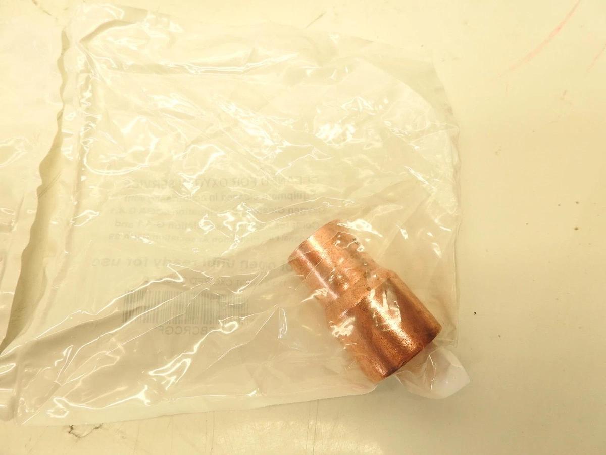 Lot Of 24 Nibco CBCRCGF 1X3/4 WROT CXC RED COUP CB  Copper Reducing Coupling