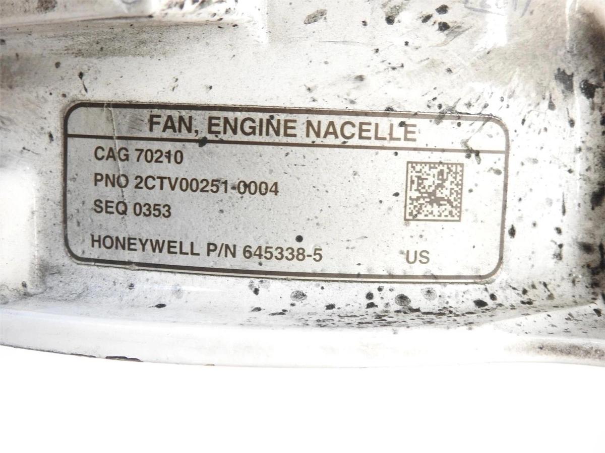 ASIS OEM Honeywell 645338-S Fan Engine Nacelle CAG 70210 2CTV00251-0004