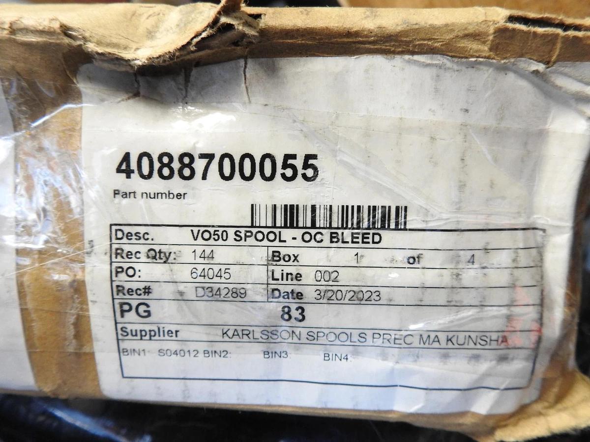 Lot Of 9 Karlson VO50 High Precision Spools 4088700055