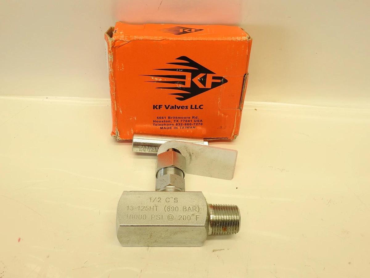 NEW KF INDUSTRIES NEEDLE VALVE 13-125HT