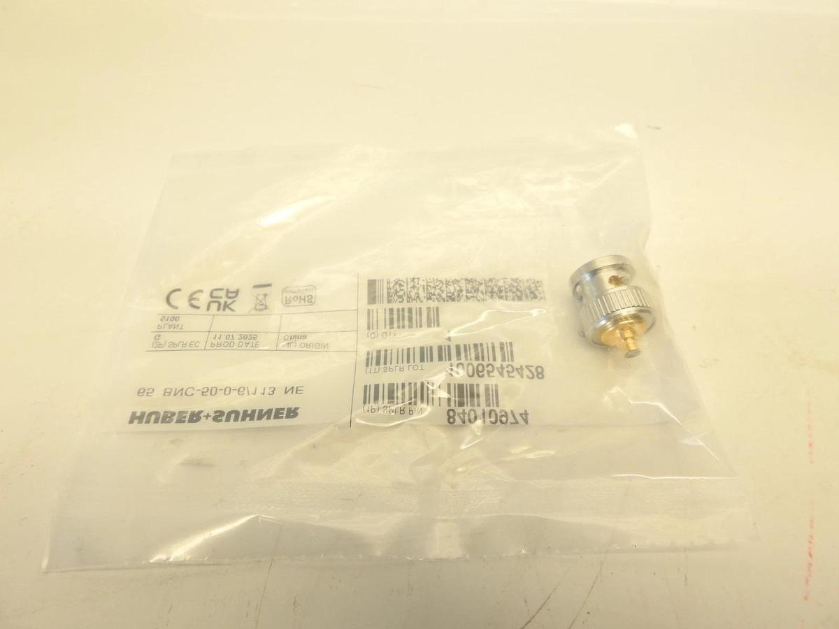 Lot Of 8 Huber+Suhner 65_BNC-50-0-6/113_NE COAXIAL TERMINATION, 50 Ohm, BNC, plu