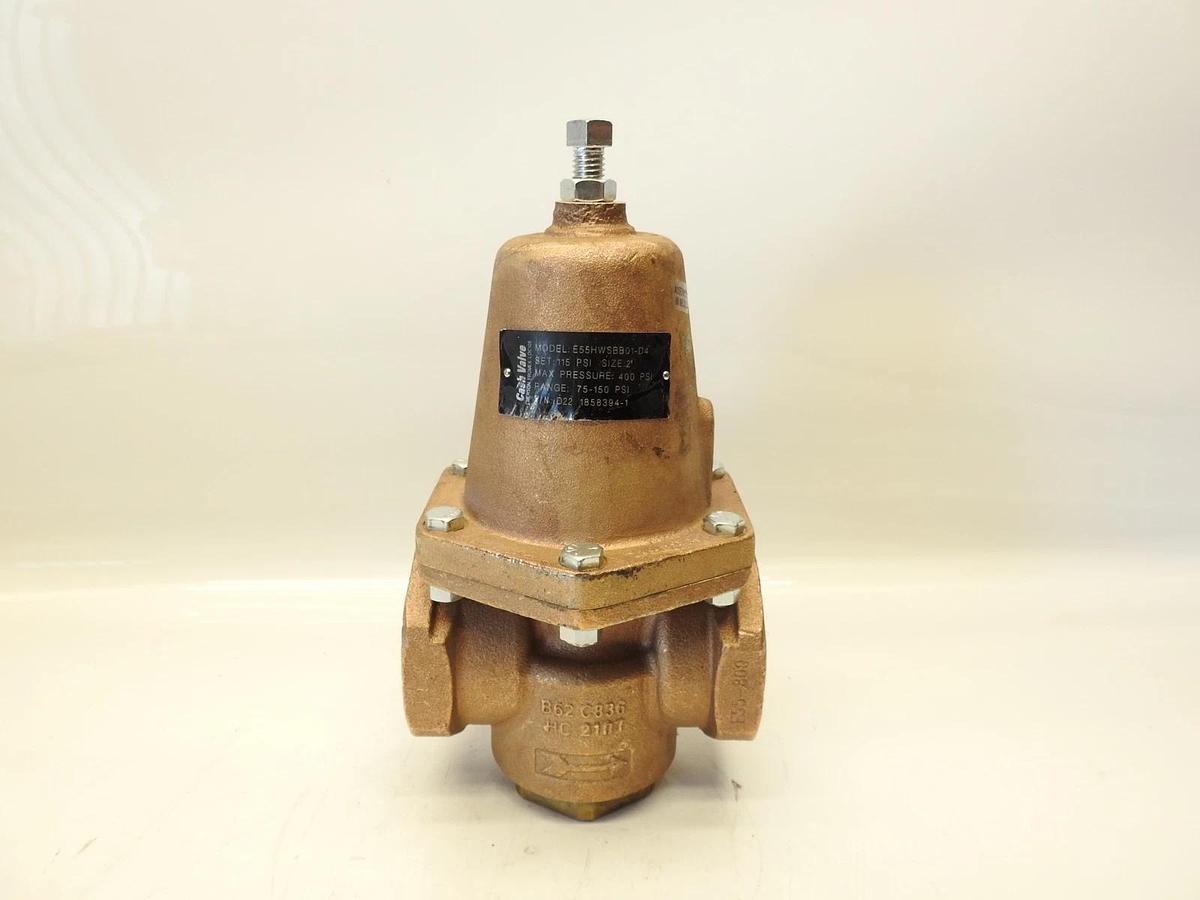 Emerson Cash Valve Pressure Regulator E55HWSBB01-D4  75-150 PSI 2"
