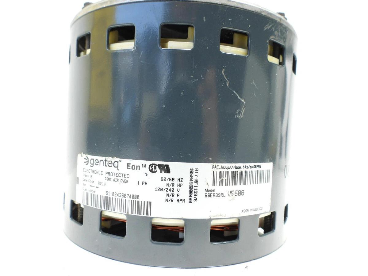 Used Genteq Eon 5SEA39RLV5508 Blower Motor 3/4HP 120/240V S1-02436074000 used #MC696