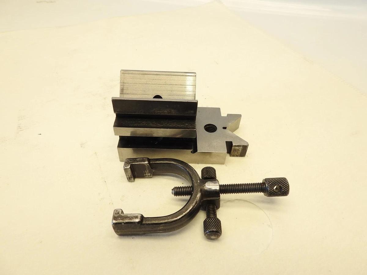 Starrett Precison V Block with Clamp 1-5/16" (33mm) Capacity No. 567