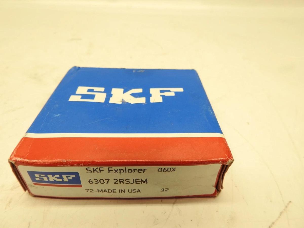 SKF 6307 2RSJEM Single Row Sealed Deep Groove Radial Ball Bearing