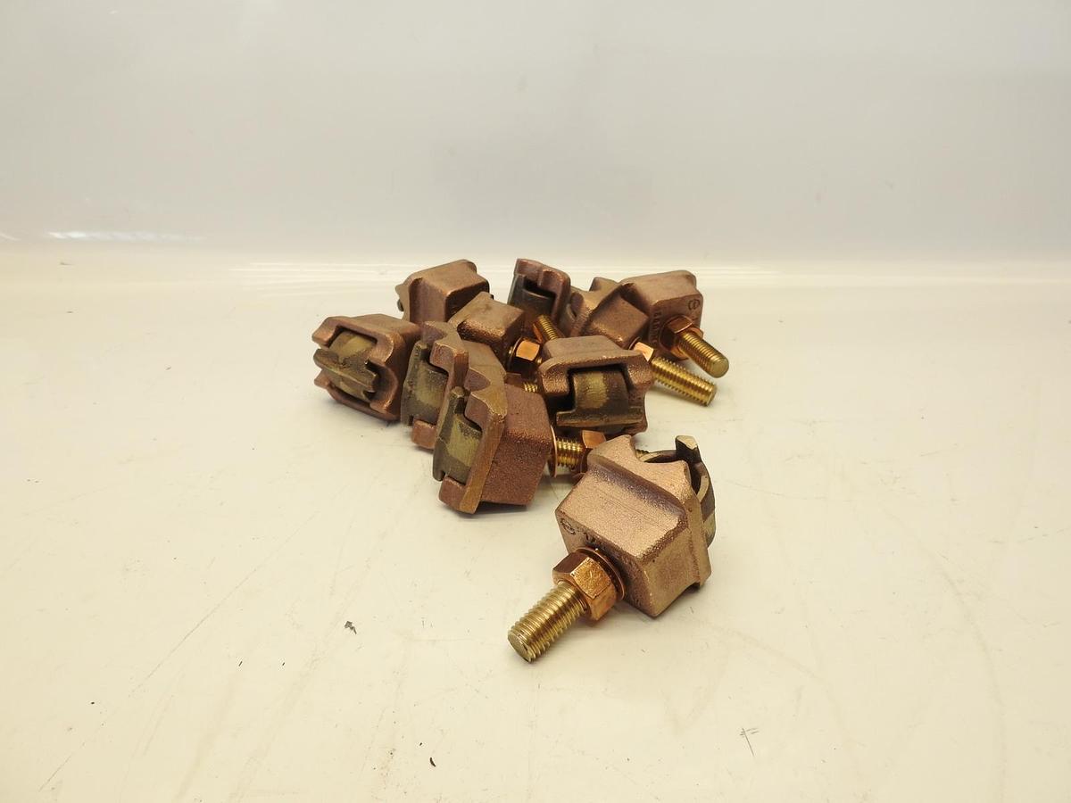 10 Pack NEW 500 MCM Brass Cable Fitting 1/0 SOL