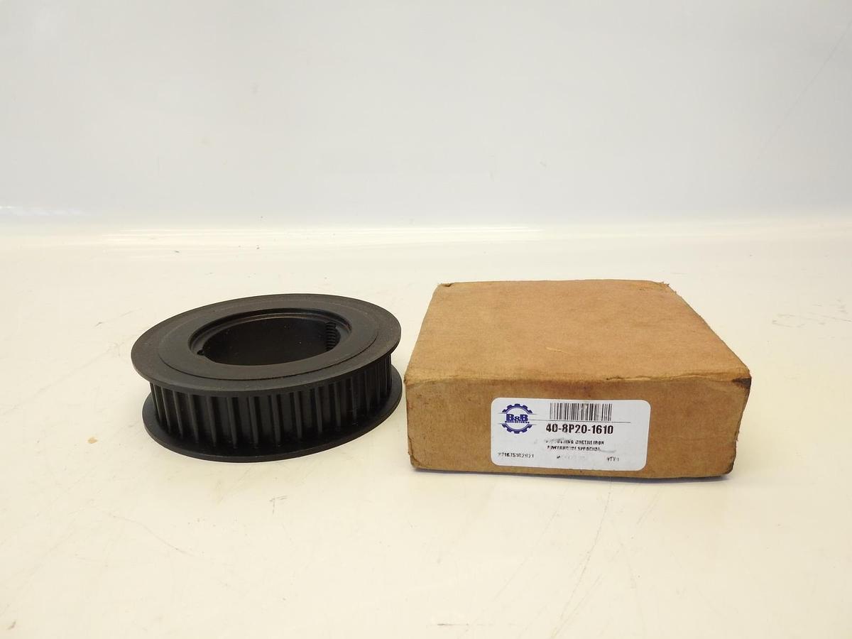 New 60-5MX15-1610, Timing Pulley, Cast Iron, Black Oxide