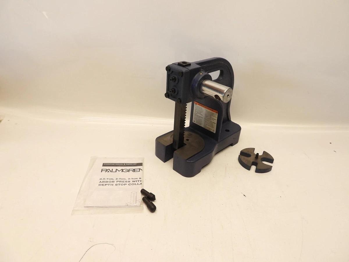 New PALMGREN 9661051 Arbor press, 1/2 Ton