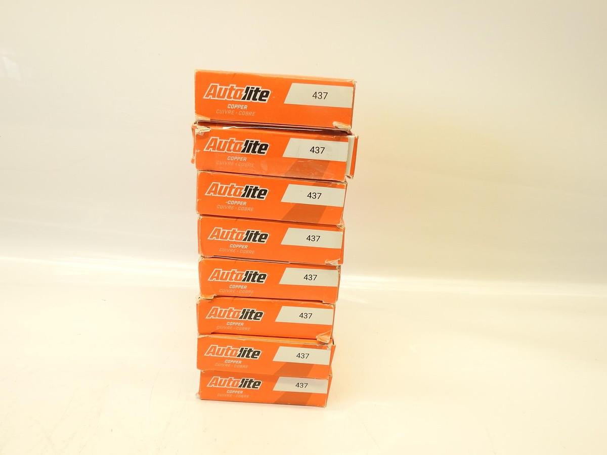Lot Of 32 Autolite 437 Nickel Spark Plug Copper Non-Resistor
