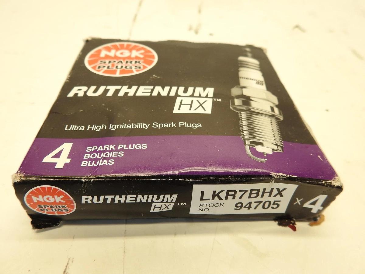 NGK (94705) LKR7BHX Ruthenium HX Spark Plug - Set of 4 | Aftermarket Branded