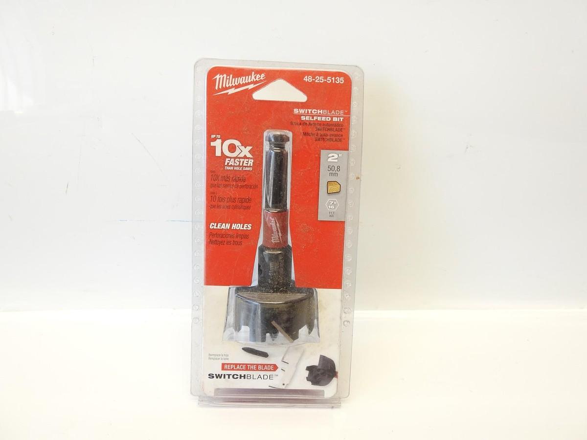New Oem Milwaukee 48-25-5135 2-Inch Switchblade Selfeed Bit