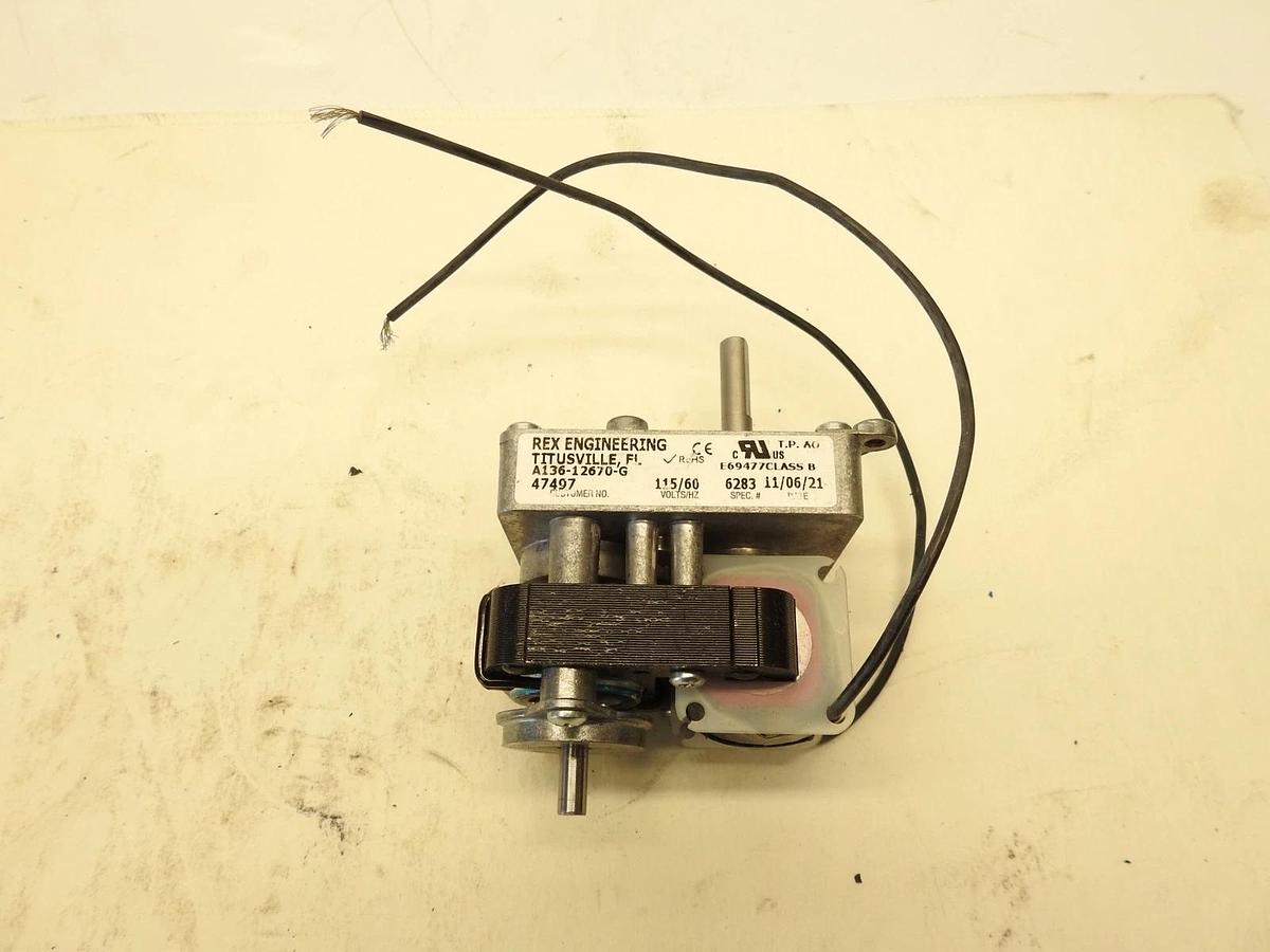 Nemco Motor 92002 120V, White Genuine OEM NEM47497 A136-12670-G