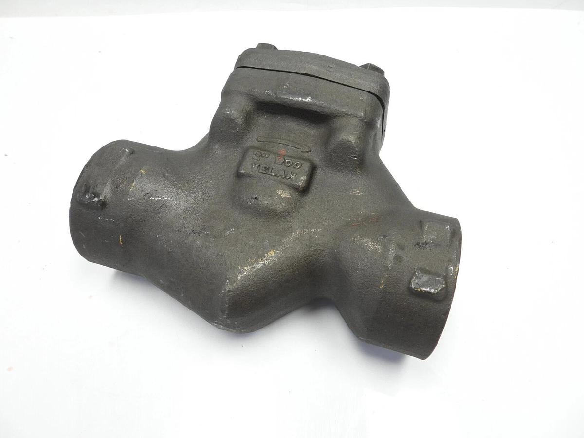 VELAN S08-2034B-02TY CLASS 800 2" WELD SOCKET PISTON CHECK VALVE A105N 1975PSI